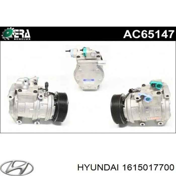 1615017700 Hyundai/Kia Compressor de aparelho de ar condicionado