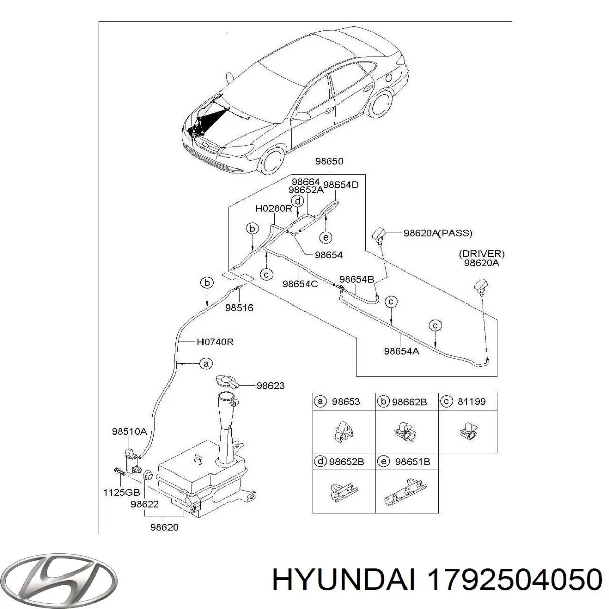  Hyundai/Kia 1792504050 preço, a partir de  