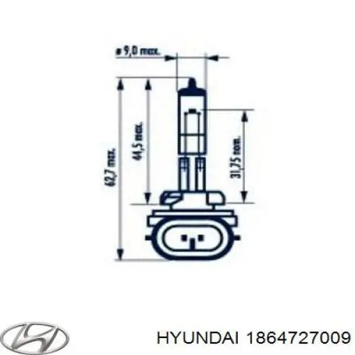 Compre S1864727009 Hyundai/Kia Lâmpada