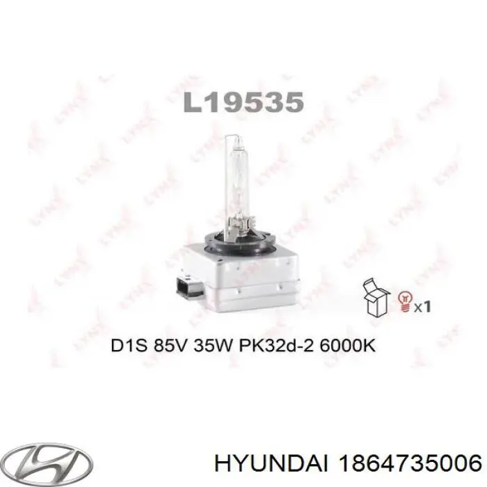 Lâmpada de xénon Hyundai/Kia 1864735006 preço, a partir de 56,68 USD