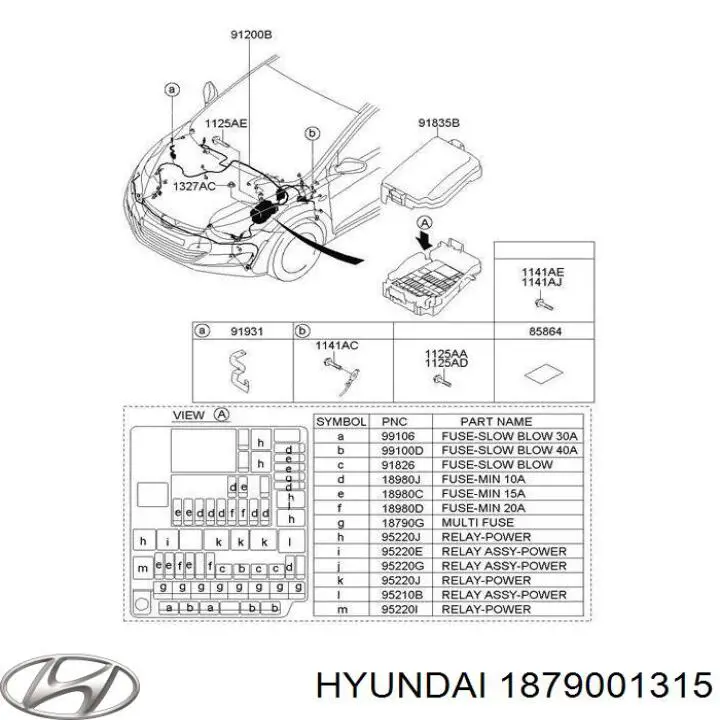  Hyundai/Kia 1879001315 preço, a partir de 44,94 USD