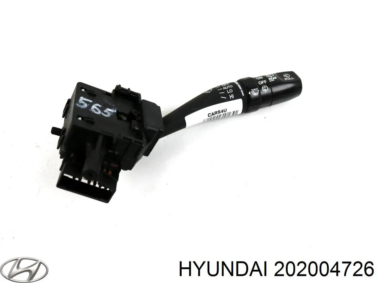 Comutador direito instalado na coluna da direção Hyundai/Kia 202004726