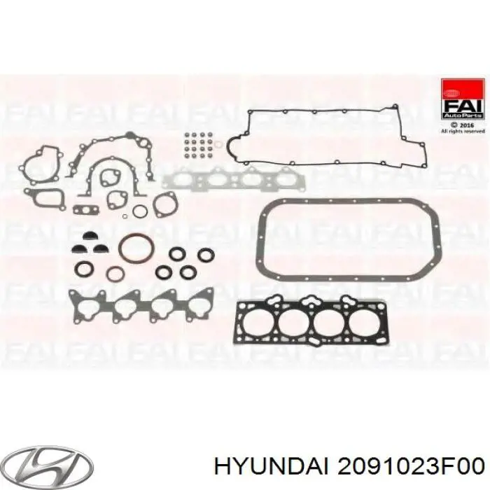 Compre 2091023F00 Hyundai/Kia Kit de vedantes de motor completo