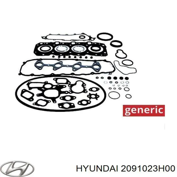Kit de vedantes de motor completo Hyundai/Kia 2091023H00 preço, a partir de 78,26 USD
