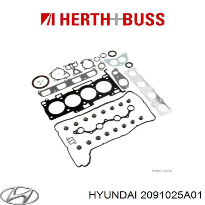 Kit de vedantes de motor completo Hyundai/Kia 2091025A01 preço, a partir de 108,69 USD