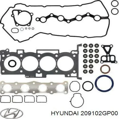 Kit de vedantes de motor completo Hyundai/Kia 209102GJ01 preço, a partir de 89,00 USD