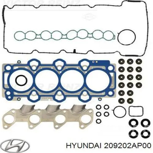 209202AP00 Hyundai/Kia Kit superior de vedantes de motor