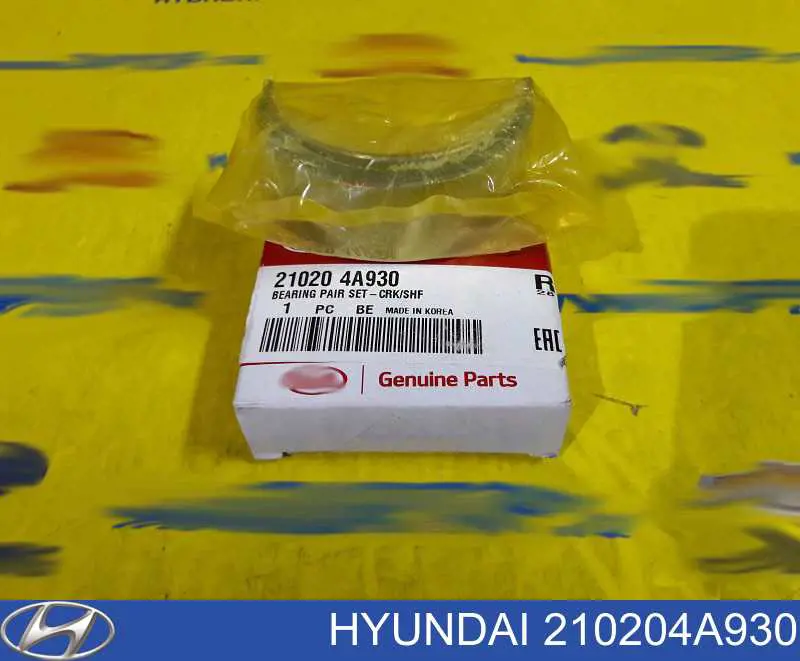 180087000600 NE/NPR Folhas inseridas de cambota de biela, kit, padrão (STD)