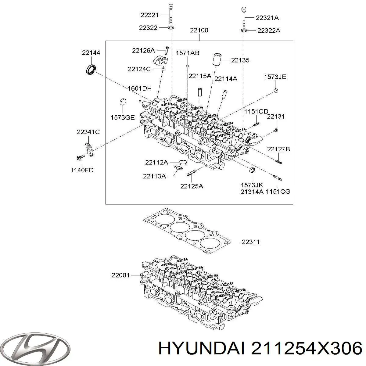 Compre 1573325000 Hyundai/Kia Tampão CBC/do bloco de cilindros