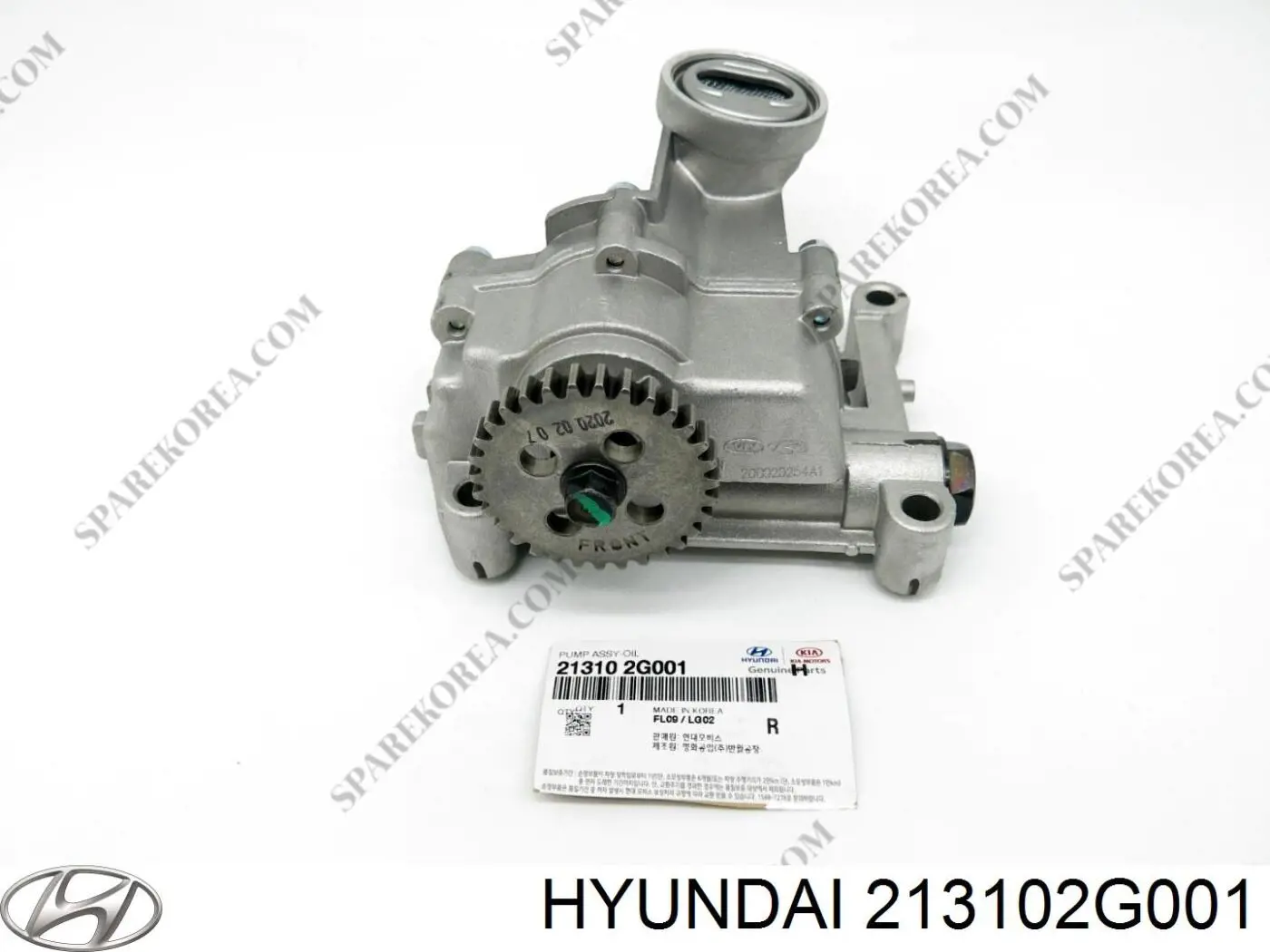 Bomba de óleo Hyundai/Kia 213102G001 preço, a partir de 121,54 USD