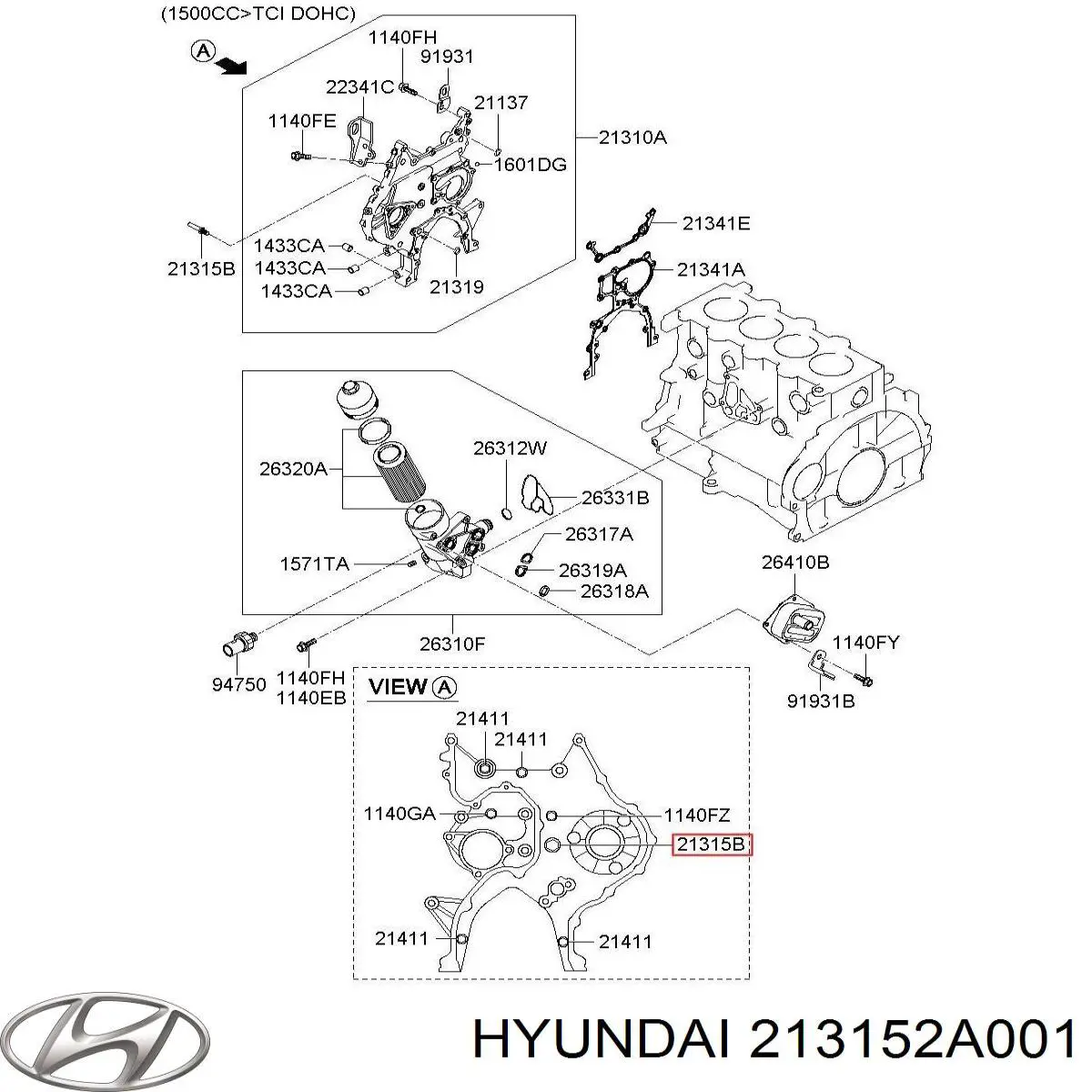 213152A001 Hyundai/Kia 