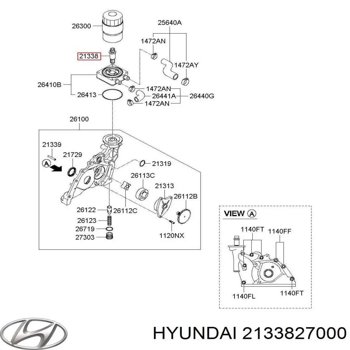 2133827000 Hyundai/Kia 