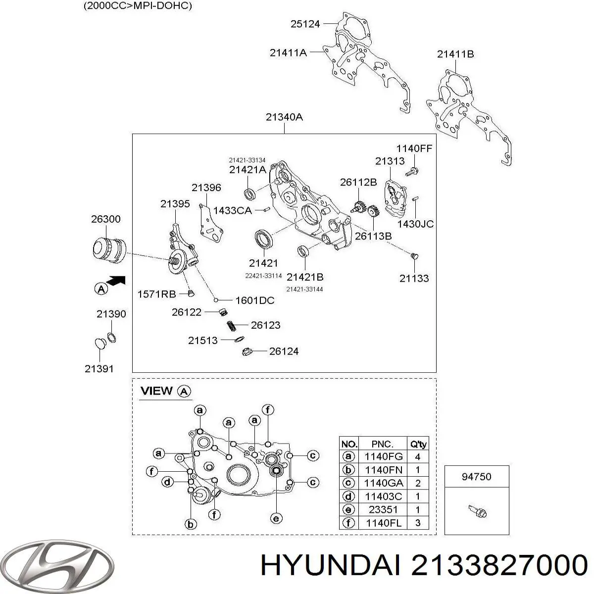  Hyundai/Kia 2133827000 preço, a partir de  