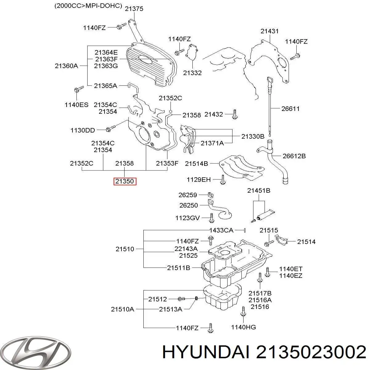 Compre 2135023002 Hyundai/Kia 