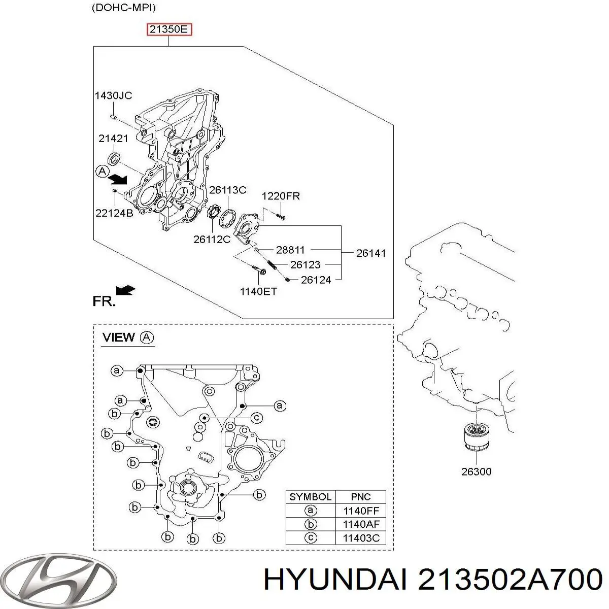 Bomba de óleo Hyundai/Kia 213502A700 preço, a partir de 180,44 USD