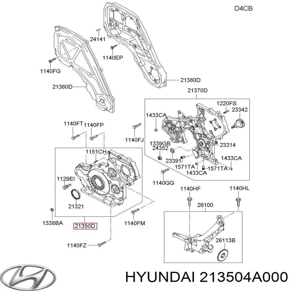  Hyundai/Kia 213504A000 preço, a partir de  USD