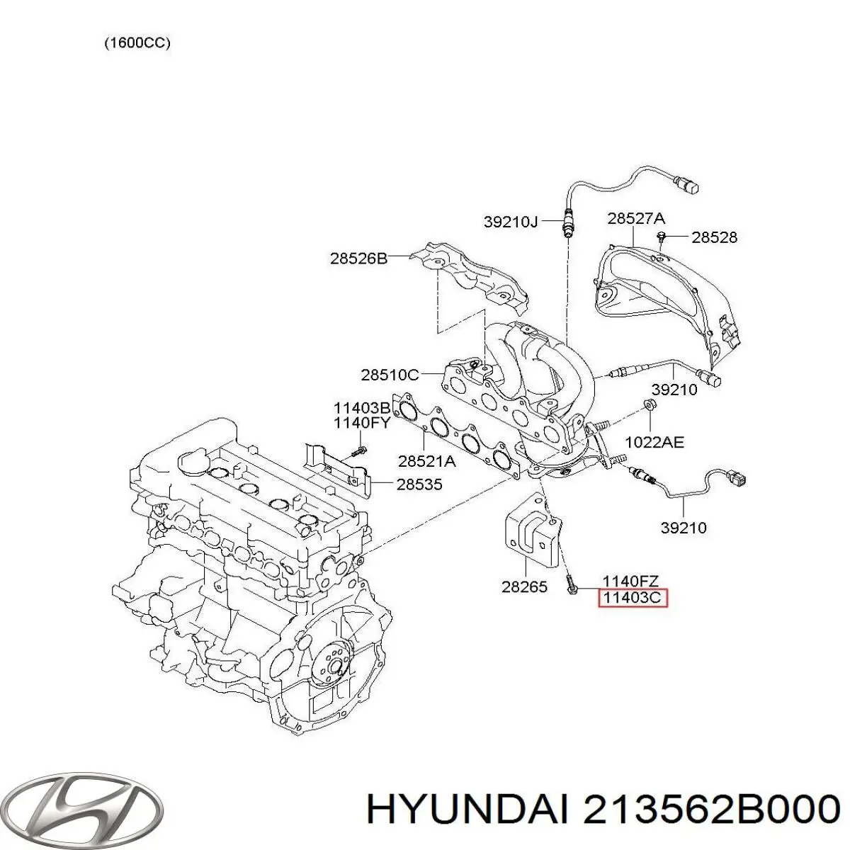  Hyundai/Kia 213562B000 preço, a partir de  