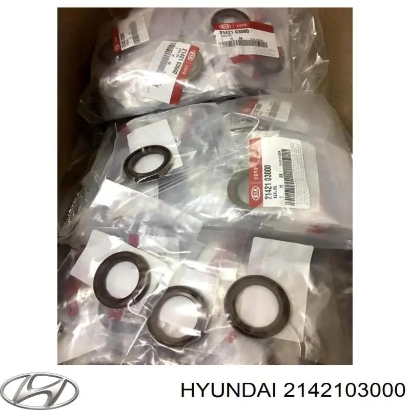 Vedação dianteira de cambota de motor Hyundai/Kia 2142103000 preço, a partir de 5,14 USD