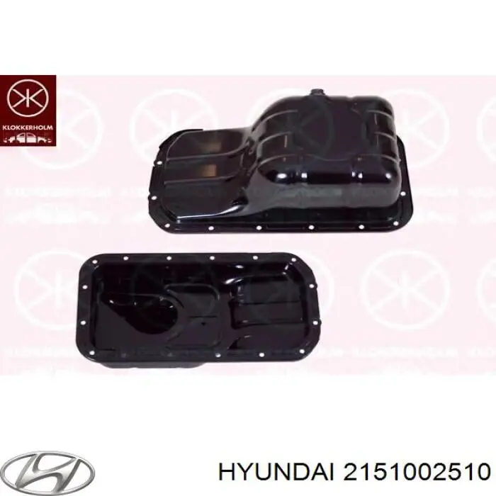 Panela de óleo de cárter do motor Hyundai/Kia 2151002510 preço, a partir de 43,84 USD