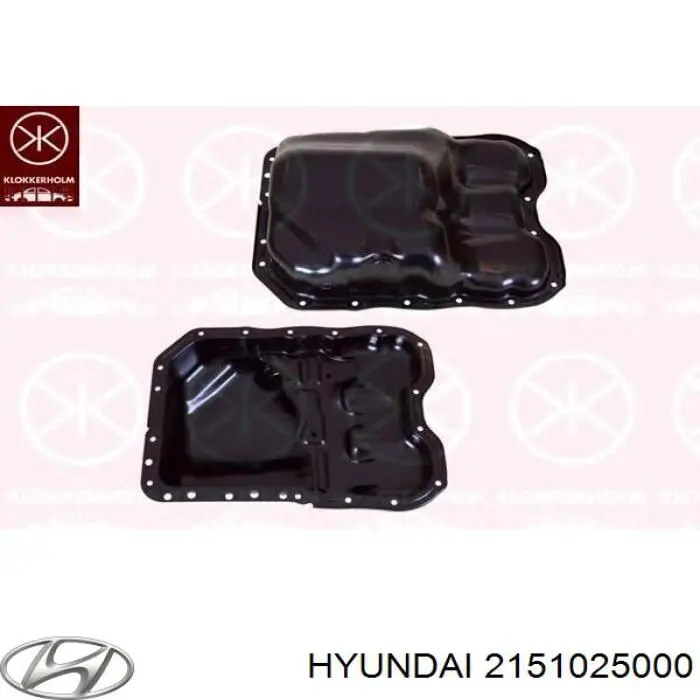 Panela de óleo de cárter do motor Hyundai/Kia 2151025000 preço, a partir de 52,38 USD