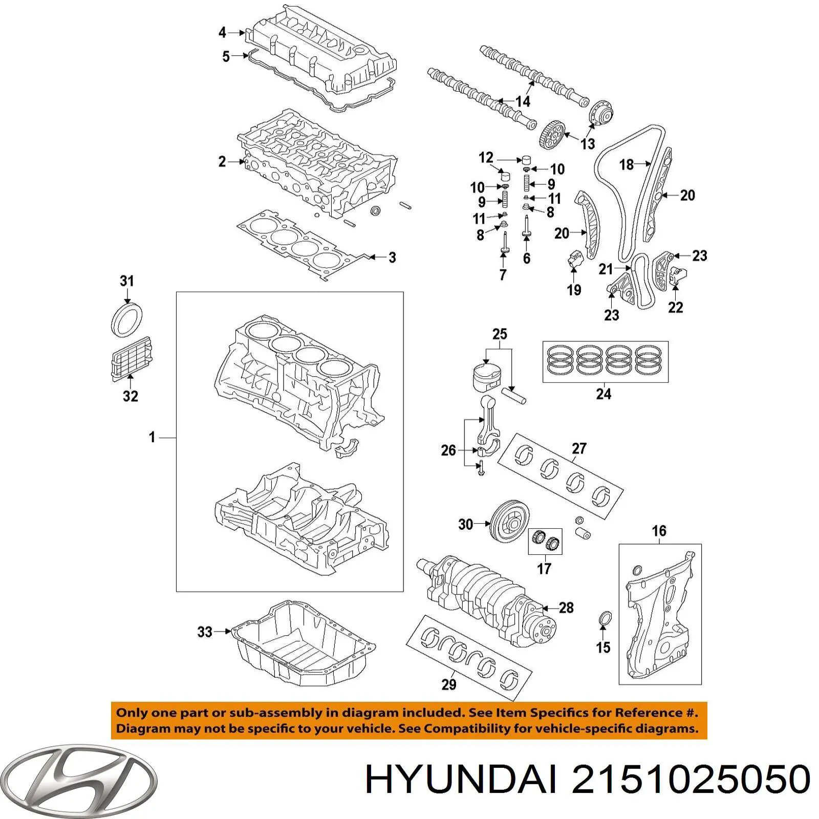 Panela de óleo de cárter do motor Hyundai/Kia 2151025050 preço, a partir de 78,37 USD