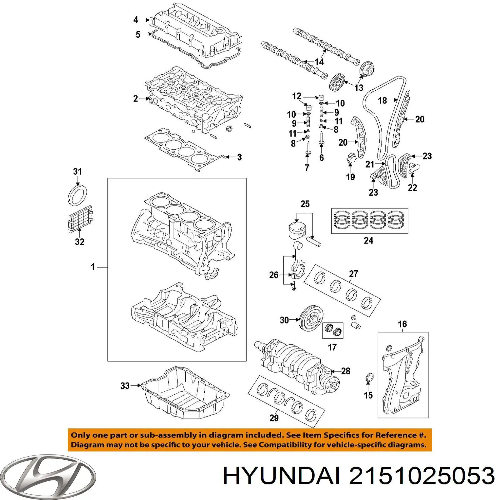 Panela de óleo de cárter do motor Hyundai/Kia 2151025053 preço, a partir de 78,51 USD