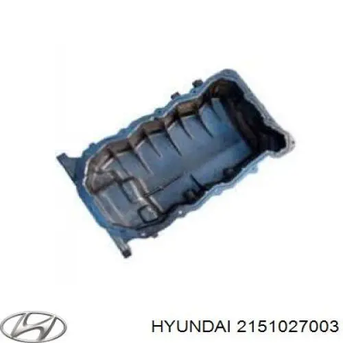2151027003 Hyundai/Kia Panela de óleo de cárter do motor