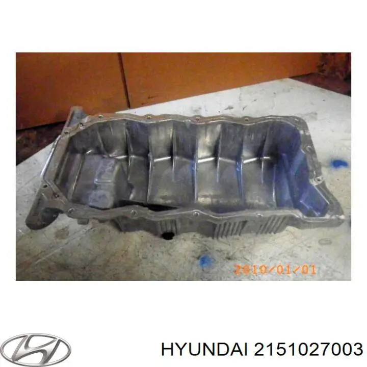 Panela de óleo de cárter do motor Hyundai/Kia 2151027003 preço, a partir de 141,31 USD