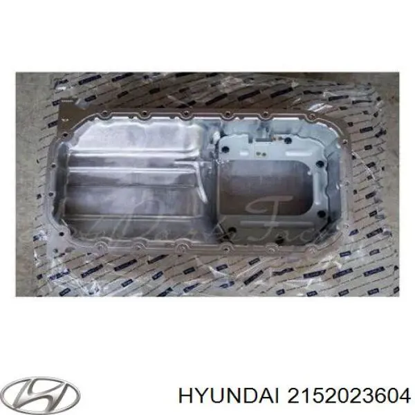 2152023604 Hyundai/Kia Panela de óleo de cárter do motor