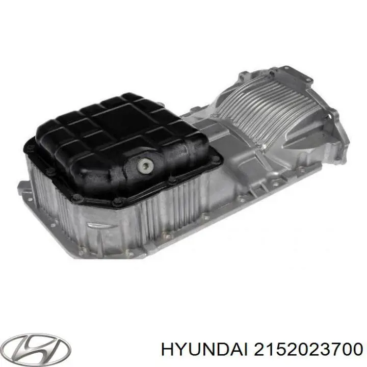 2152023700 Hyundai/Kia Panela de óleo de cárter do motor