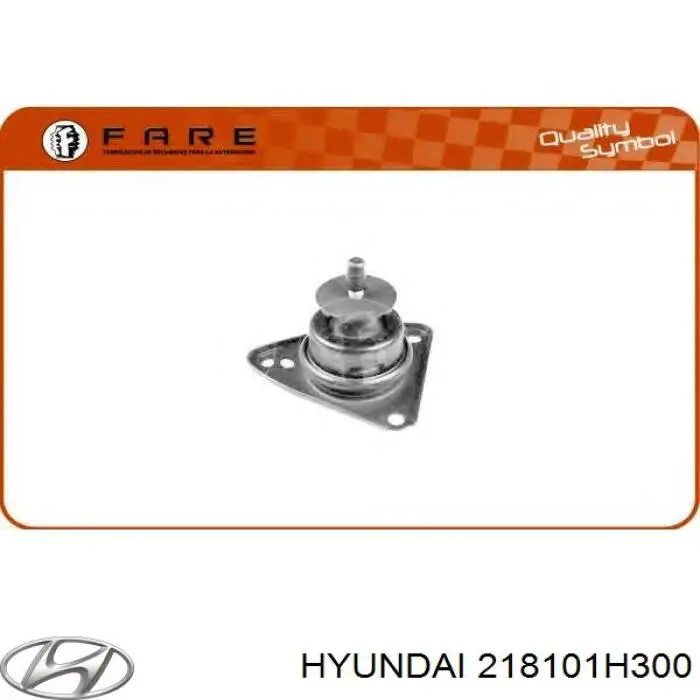 218101H300 Hyundai/Kia Coxim (suporte) direito de motor