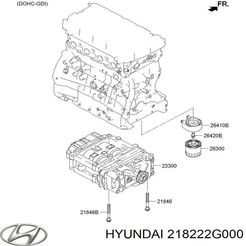  Hyundai/Kia 218222G000 preço, a partir de  