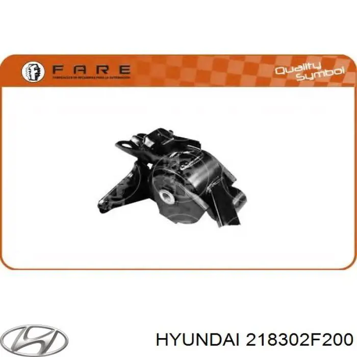 Compre 218302F200 Hyundai/Kia Coxim (suporte) esquerdo de motor