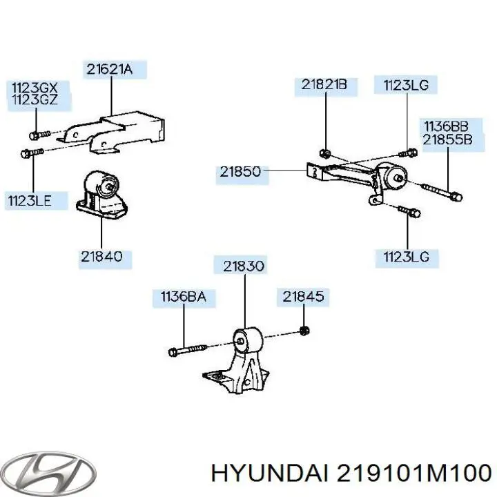 Coxim (suporte) dianteiro de motor CZKK1 CTR