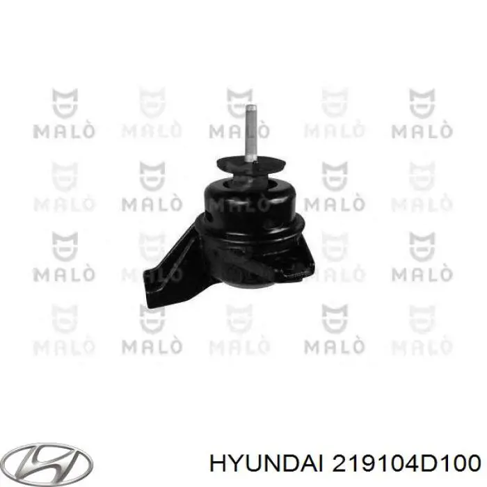 Compre 219104D100 Hyundai/Kia Coxim (suporte) dianteiro de motor