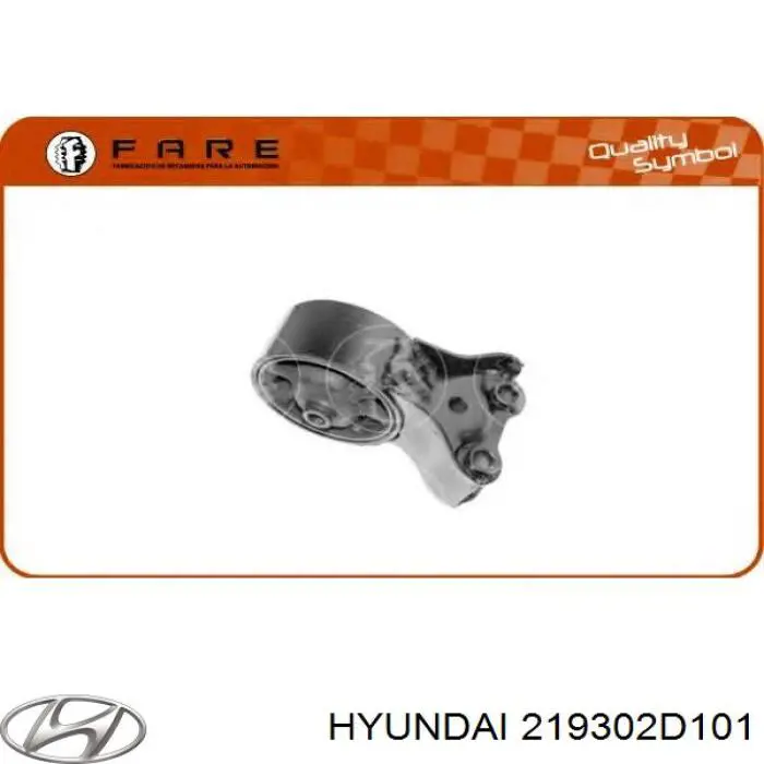 Compre 219302D101 Hyundai/Kia Coxim (suporte) traseiro de motor