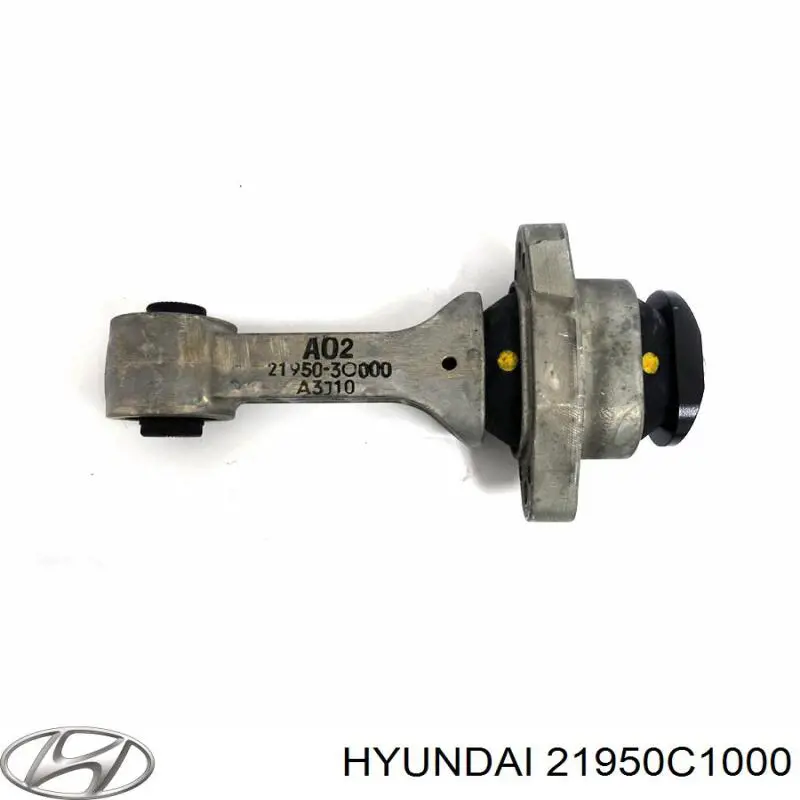 21950C1000 Hyundai/Kia Coxim (suporte) dianteiro de motor