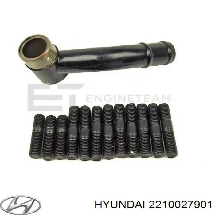 2210027901 Hyundai/Kia Cabeça de motor (CBC)
