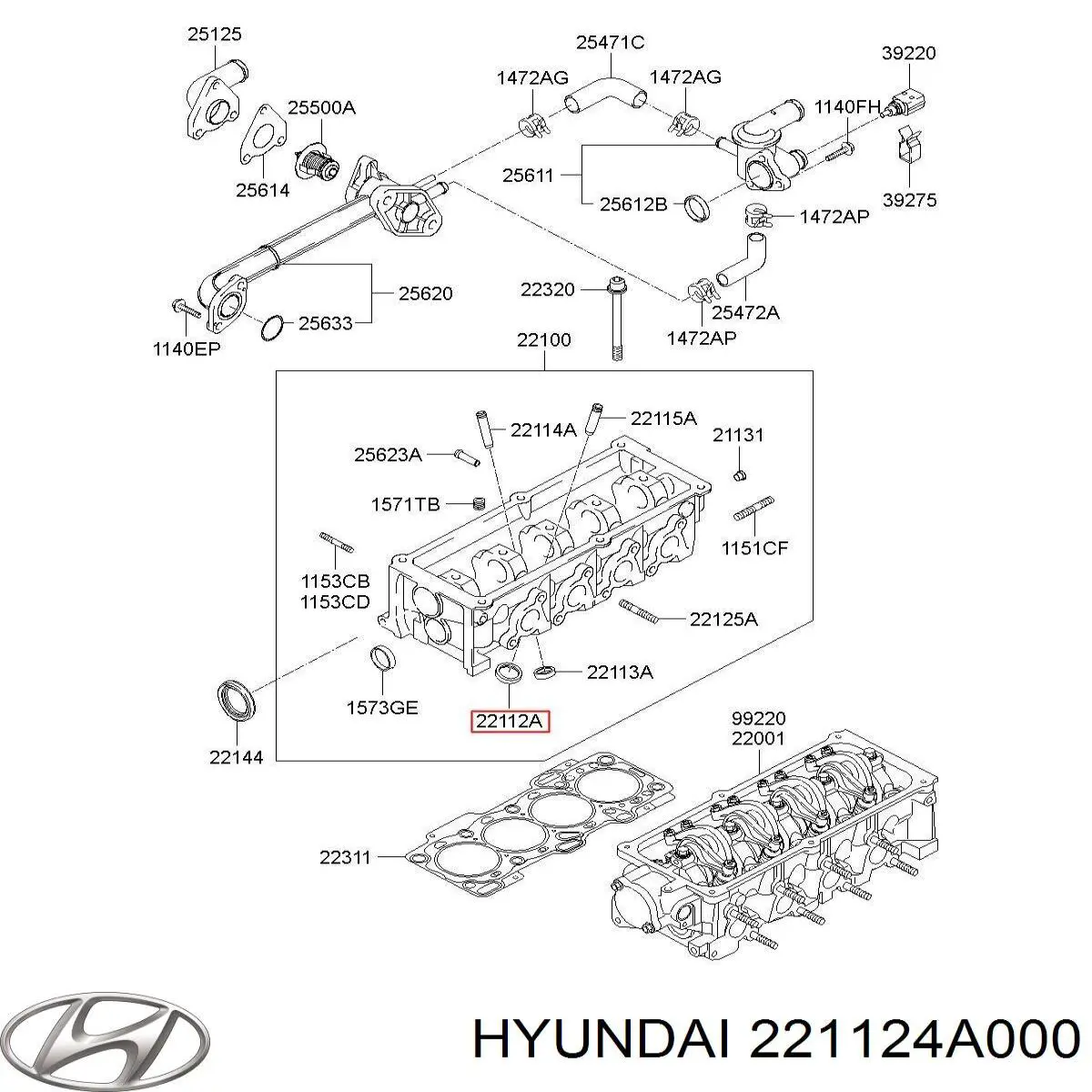 221124A000 Hyundai/Kia 