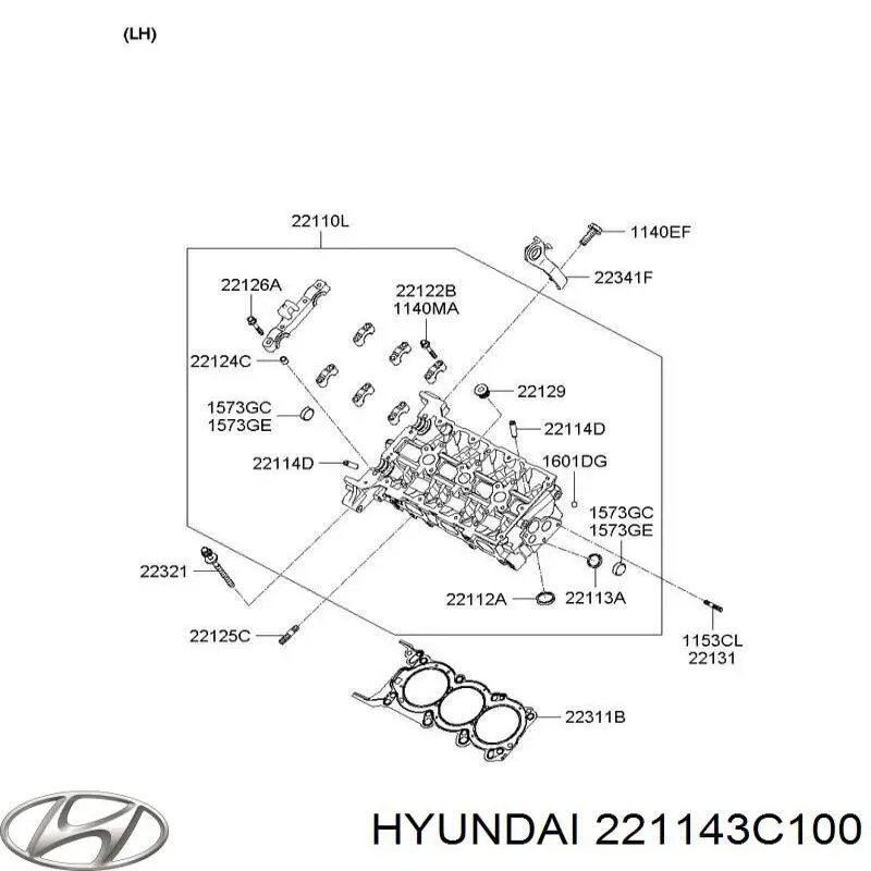 Guia de válvula Hyundai/Kia 221143C100 preço, a partir de 10,20 USD