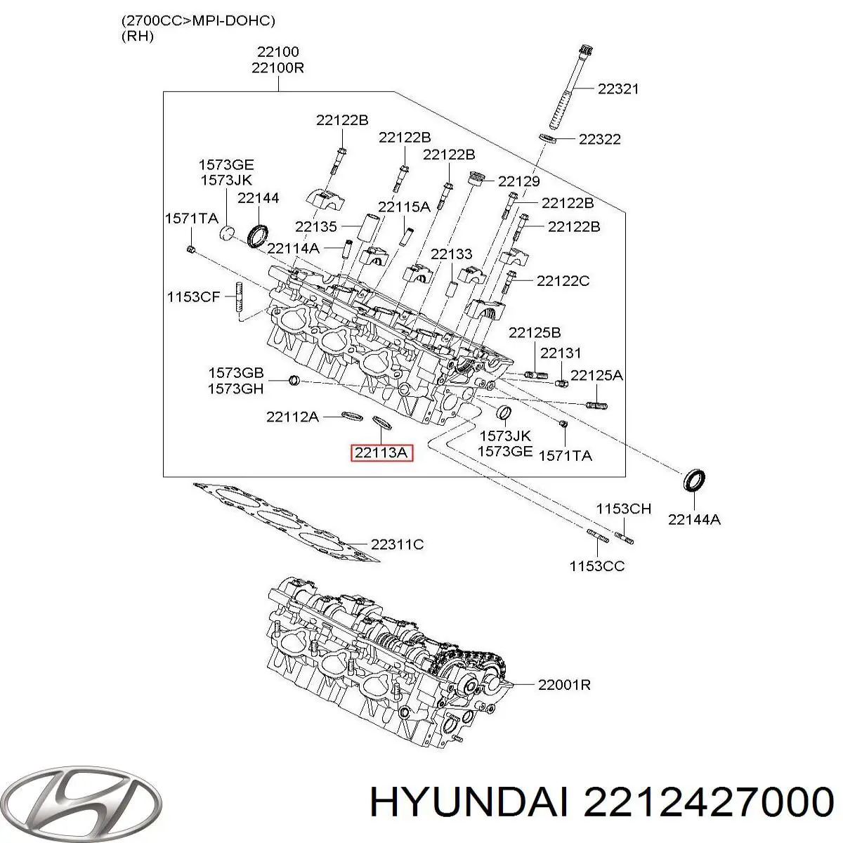  Hyundai/Kia 2212427000 preço, a partir de  