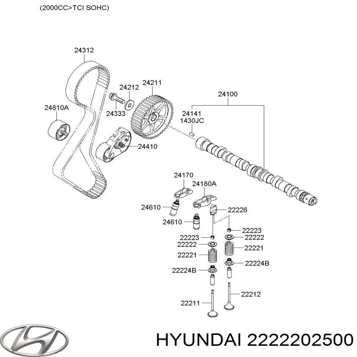 Compre 2222202500 Hyundai/Kia 