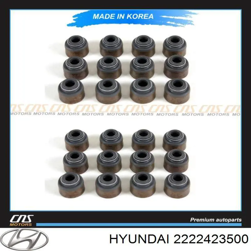 Compre 2222423500 Hyundai/Kia Bucim de válvula (coletor de óleo), admissão/escape