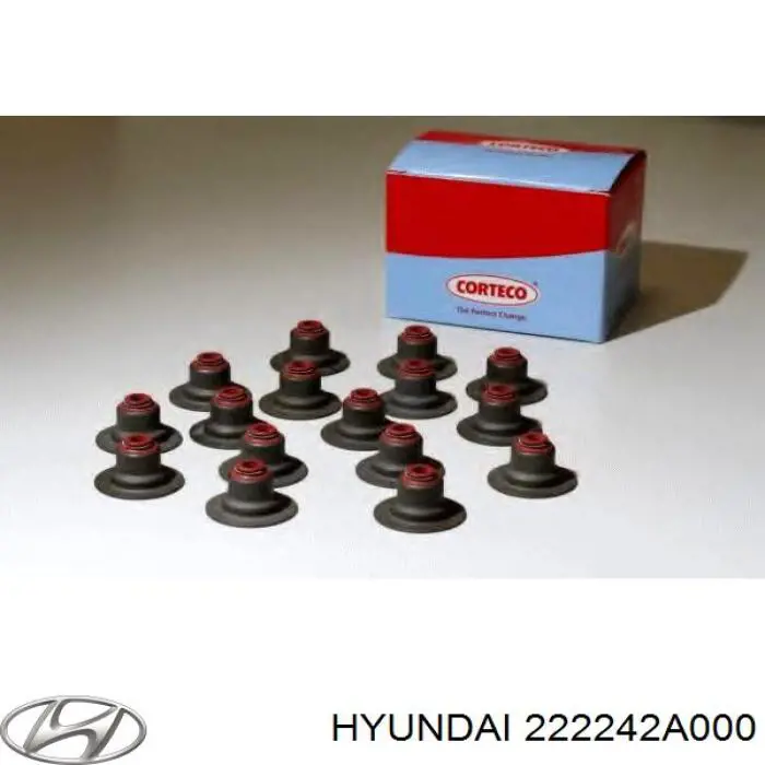 222242A000 Hyundai/Kia Bucim de válvula (coletor de óleo), admissão/escape