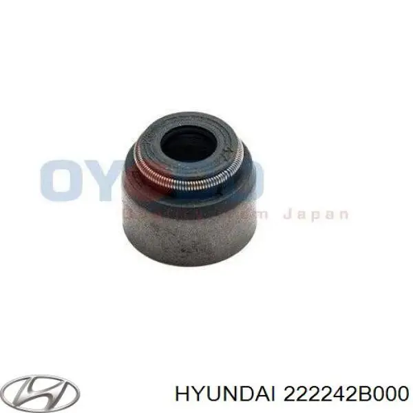 Compre 222242B000 Hyundai/Kia Vedação de válvula (de óleo) de escape