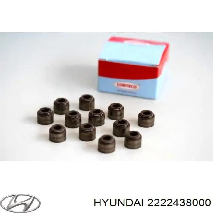 Compre 2222438000 Hyundai/Kia Bucim de válvula (coletor de óleo), admissão/escape
