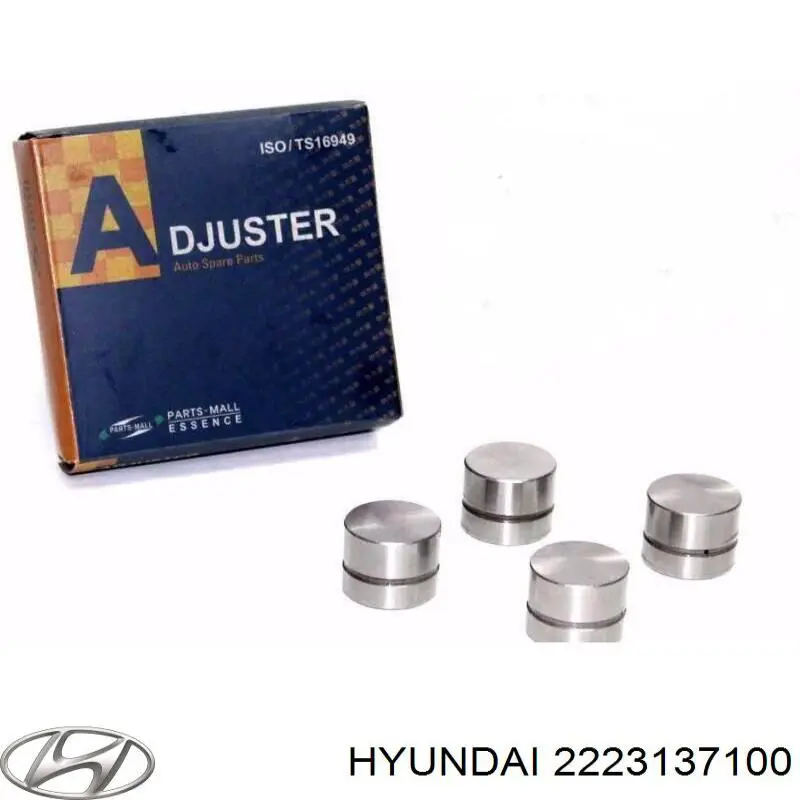 2223137100 Hyundai/Kia Compensador hidrâulico (empurrador hidrâulico), empurrador de válvulas