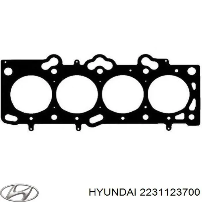 2231123700 Hyundai/Kia Vedante de cabeça de motor (CBC)