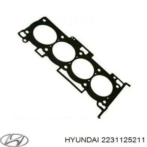 Compre 2231125211 Hyundai/Kia Vedante de cabeça de motor (CBC)