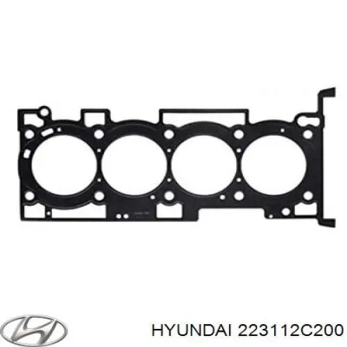 223112C200 Hyundai/Kia Vedante de cabeça de motor (CBC)